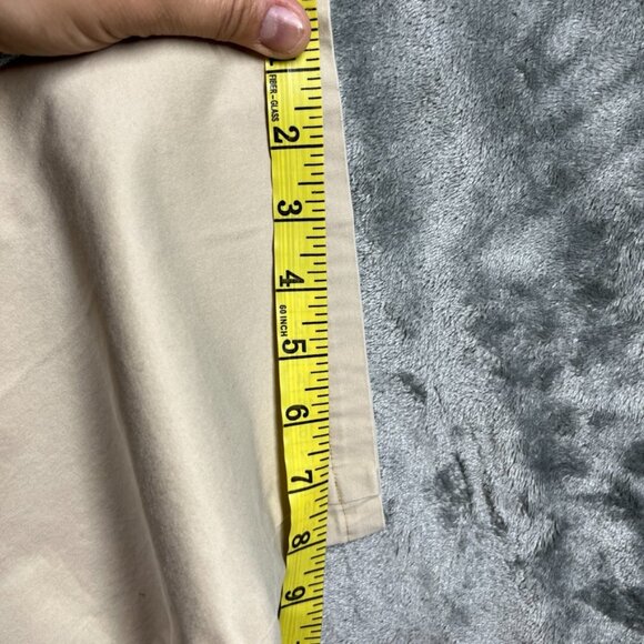 Anne Klein Sports Pants Size 14 Beige 5 Pockets Stretch Casual Cream - Like NEW - Picture 6 of 10